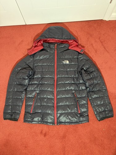 North face puffer navy - north, red